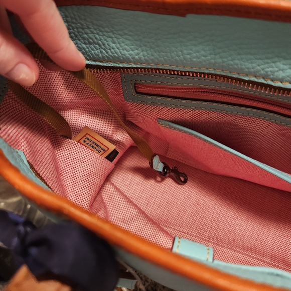 Dooney & Bourke Mint and Brown Women's Tote Bag - Picture 6 of 7